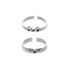 The Ring-shaped Cat and Dog Couple Rings Can Be Stacked Together To Form Adorable Finger Rings, and They Are Simple and Versatile.