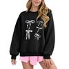 Women  Tops Women's Long Sleeve Sweatshirt Casual Crewneck Loose Fit Pollover Fleece Tops