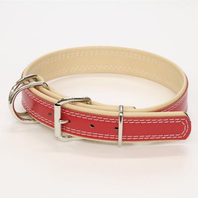 Petio Collar Grande Double Stitch ошейник красный для больших собак размер L