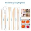 25Pcs Handmade DIY Ceramics Clay Tools Set Practical Pottery Molding Tool Kit  Handicraft