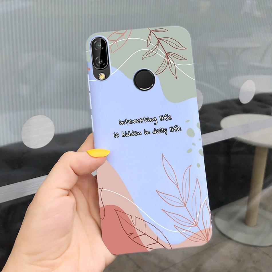 Чехол для Huawei P20 Lite Nova 3e ANE-LX1 ANE-LX2 Милый Мультяшный Конфетный Цвет Силиконовые Чехлы для Телефона Для Huawei P20lite Мягкая TPU Обложка