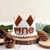Корона на день рождения маленького медведя на один год, тема Wild One, детская шапка для вечеринки в честь первого дня рождения, корона для фотосъемки на первый день рождения ребенка