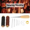 Швейный набор вощеная нить шнур ручная игла с шилом напёрсток кольцо для самостоятельного ремонта сумки для обуви