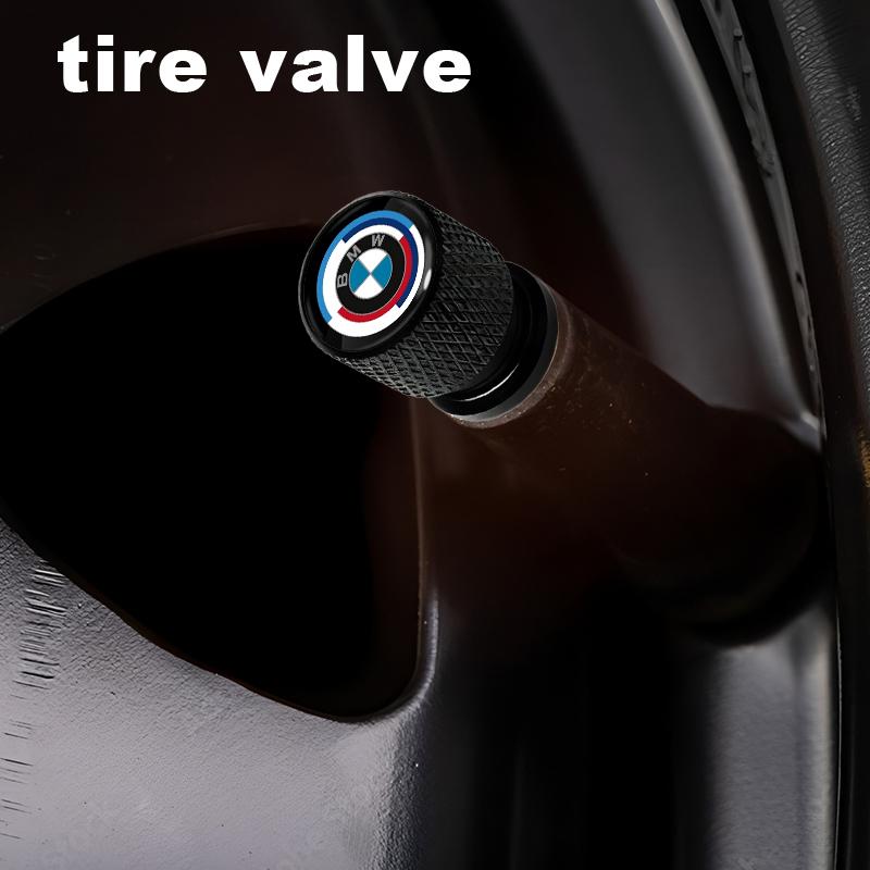 NXEW6 Car Wheel Tire Valve Cap Dustproof Protector Cover Personalized Decoration For BMW X3 X5 M5 M3 E46 E90 E60 F10 E39 F30 E36 G30
