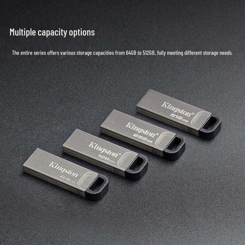 Kingston Металлическая USB-флешка DTKN 64 ГБ