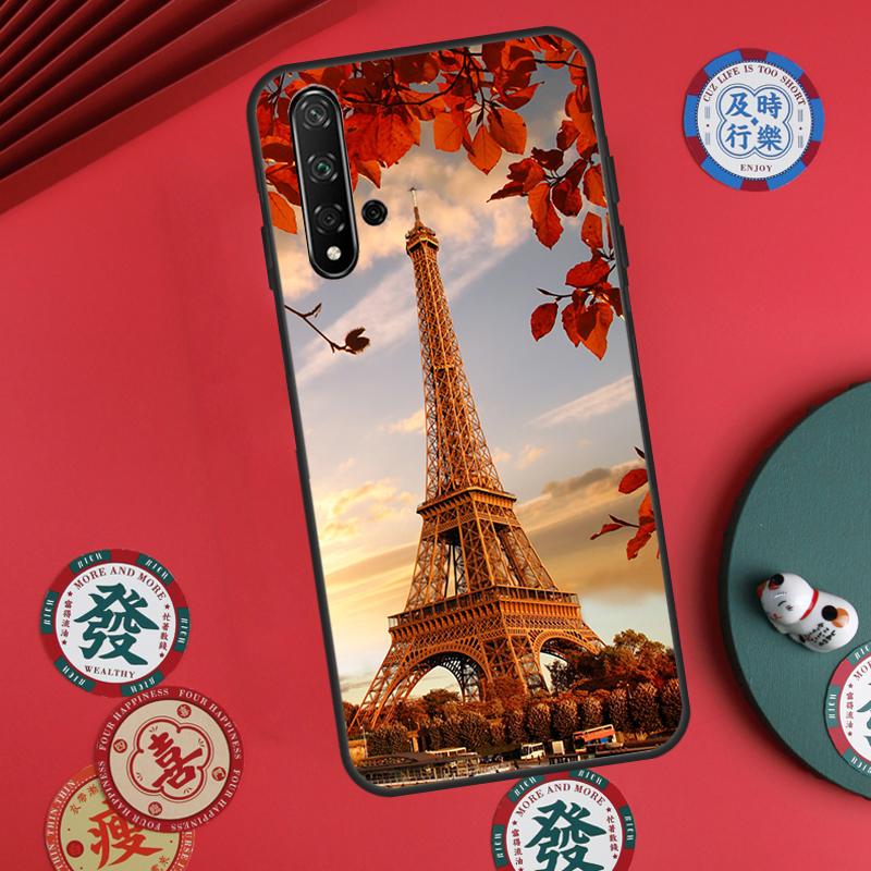 Париж Эйфелева башня Для Huawei Nova Y73 Y72 Y61 Y91 Y90 Y70 Y60 12s 12i 11i 8i 9 10 SE P60 Pro P30 P40 Lite Чехол