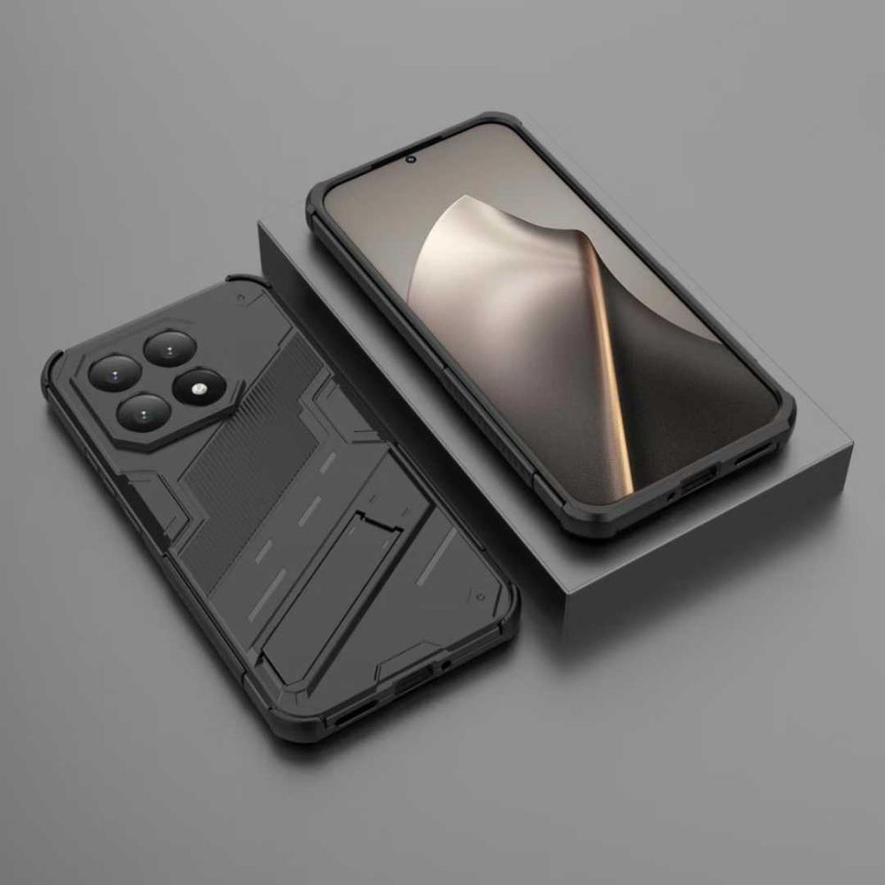 Прочный чехол-подставка Armor Protect для Xiaomi 15T Pro 17 Pro Max Redmi Note 15 Pro Plus 15 15C Чехол для телефона с беспроводной зарядкой