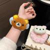 Пушистая резинка для волос Rilakkuma - Осенне-зимний плюшевый мультяшный стиль