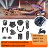 Для мотоцикла Yamaha NMAX 155 N MAX125, комплект из десяти деталей для тюнинга: внешний корпус, ветровое стекло, крышка выхлопной трубы, углеволокно
