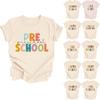 Футболки для учителей для женщин: Футболка «Первый день в школе» Футболка с графическим принтом для учителя «Назад в школу»