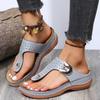New Women Slippers Summer Ladies Flip-flops Wedges Open Toe Platform Sandals Holiday Casual Slip On Beach Shoes for Women