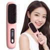 Cordless Heat Brush 5000mAh 220g Compact and Hair Iron with Straightening 60 Minutes of Temperature Battery Level Temperature 3 Temperature Burn