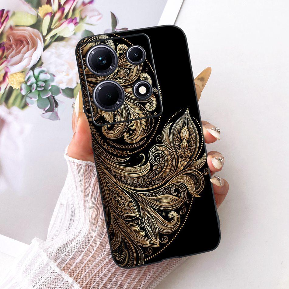 Для Infinix Note 30 30Pro X678B X6716B X6711 Крутой чехол для телефона 'Дракон Тигр' Note 30 Pro Note30 4G 5G Черные силиконовые мягкие чехлы