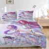 Fantasy Warrior Trio Print 3Pcs Bedding Setduvet Cover With 2 Bedropillowcase Home Birthday Gift