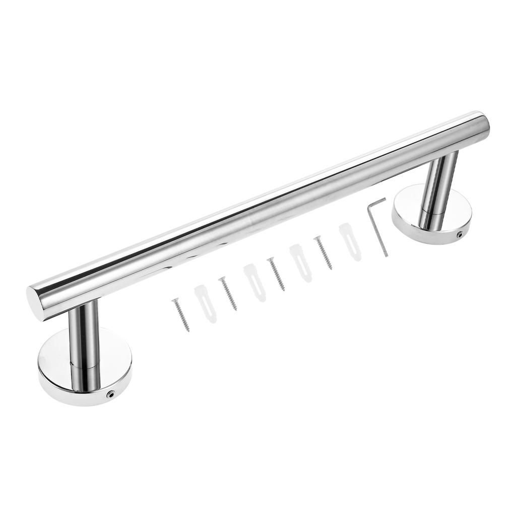 30cm/40cm Towel Rail Single Bar Shower Towels Rod Holder 304 Stainless Steel Hanging Towels Clothes Hanger Bathroom Accessories