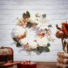 Creative Wreath Wood Circle DIY Handmade Ring Wreath Wedding and Festival Home Decor