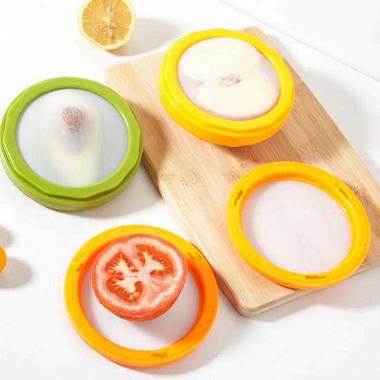 Держатель для авокадо Yousheng, контейнер для хранения лука, не содержит БФА, хранитель фруктов и овощей для экономии места в холодильнике, для хранения лимонов, помидоров, чеснока