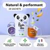Panda Tea - Tea Amo - Thé Noir Détox - Parfum Earl Grey - BIO - 28 sachets