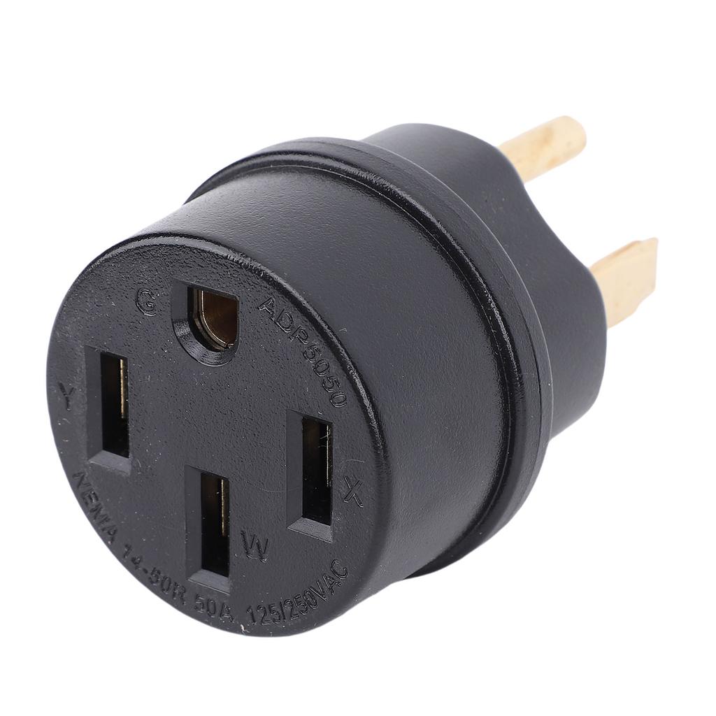 Generator Adapter Plug 50A Support for NEMA 14 50P To 14 50R for RV Campground Generator Power Socket