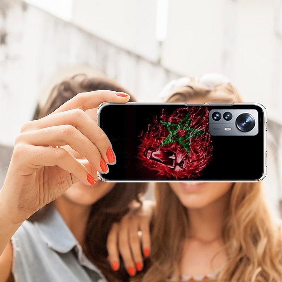 Чехол для телефона с флагом Марокко для футбола для Xiaomi Mi 13 12T Poco F7 Pro 14 Ultra 15 Pro 12X 12 9 8 Lite 5G 11T 11i 10 10T Pro Capa Co