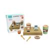 Children's Wooden Play House Simulation Coffee Group Scene Simulation Coffee Cup Afternoon Tea Biscuit Set Toy