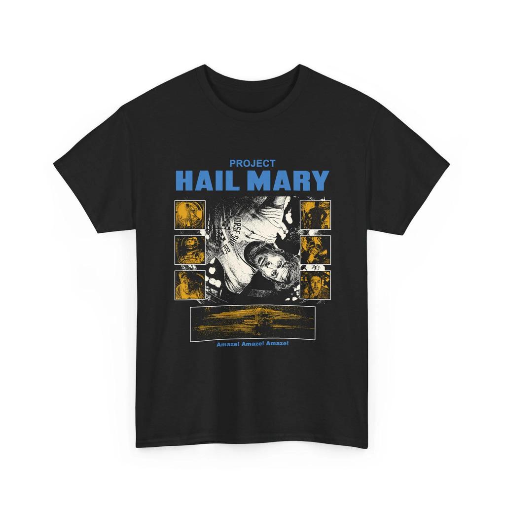 2026 Project Hail Mary TShirt Andy Weir SciFi Novel Summer Unisexs TShirt Ryan Gosling 2026 Movie Ins Y2k
