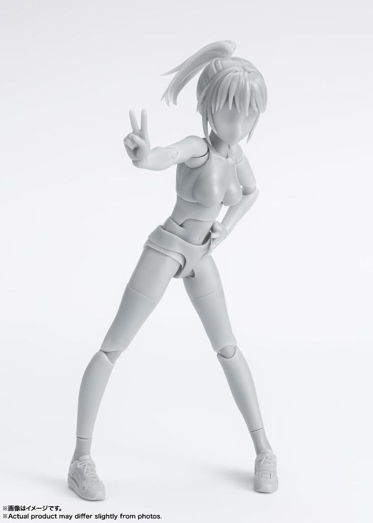 TAMASHII NATIONS Edition DX SET Color 130mm подвижная фигурка SHFiguarts Body-chan -School Life- (Серая версия.) приблизительно. ПВХ и АБС
