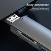 Многофункциональное устройство чтения карт 6 в 1 USB 3.0 к адаптеру Micro OTG Type C с поддержкой TF SD-карты USB-флеш-накопитель для ноутбуков, телефонов и планшетов Android