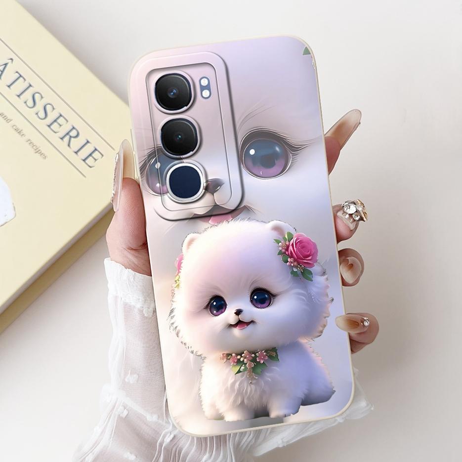 Чехол для Vivo Y19s V2419 Новый Уникальный Конфетный Расписной Чехол 6.68'' Ударопрочный Чехол для Телефона Для Vivo Y19s Y 19 s VivoY19s 4G Мягкий Чехол