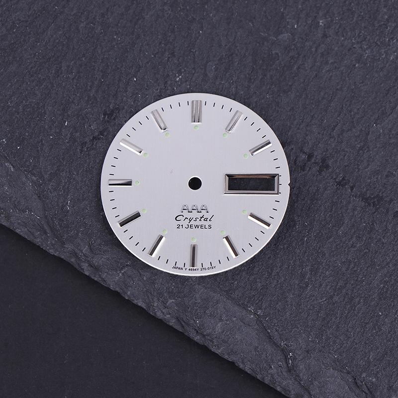 Винтажный циферблат часов Diy Parts 3 A Dual Calendar Literal Мужские часы Аксессуары для механизма 46941/46943