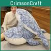 Синяя плюшевая игрушка кит морское животное мягкая кукла украшение для спальни подарок для детей