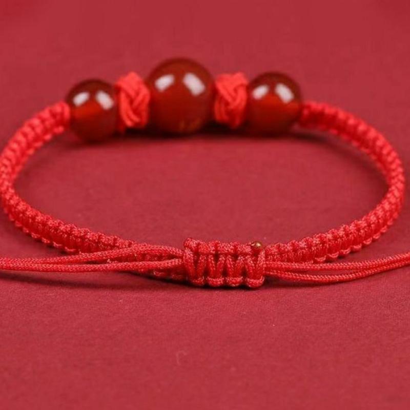 Китайский Зодиак Красный Веревочный Плетеный Браслет Год Удачи Ювелирные Изделия Для Мужчин Женщин Подарок