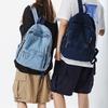 Модный джинсовый холщовый рюкзак для женщин, регулируемые лямки, прочная застежка-молния, идеально подходит для студентов, стиль кэжуал, дорожный рюкзак, стиль для поездок на работу