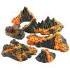 Realistic Pvc Volcano Eruption Model Set For Stunning Desktop Decoration And Play