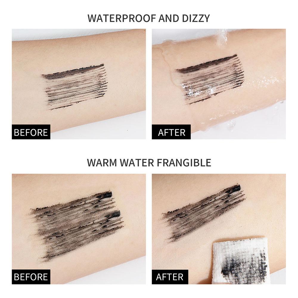 Тушь для ресниц с маленькой кисточкой Водостойкая, тонкая, не размазывающаяся, густая и вьющаяся тушь для ресниц