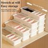 Retractable Storage Box Round Corners Burr-Free Large Capacity Multipurpose Expandable Bathroom Storage