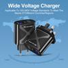 USB-адаптер для путешествий 5В/9В/12В с PD20W и QC3.0 Быстрая зарядка - Стандарт США/ЕС/Великобритании
