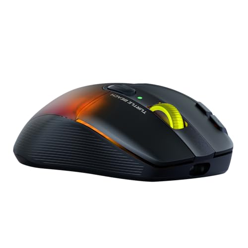 Беспроводная игровая мышь Turtle Beach Kone XP Air 2,4 ГГц Bluetooth 19K Оптическая Многокнопочная 99 г Reflex RGB Зарядная станция Черная Япония
