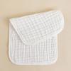 Muslin Newborn Towel Baby Items White 6 Layers Kids Hand Face Towels 100% Cotton Baby Bibs Burp Cloth 1/3Pcs 25*50cm Towel