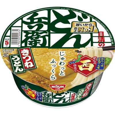 Донбэй Кицунэ Удон (Запад) Nissin Foods Cup Noodles, 95 г x 12 упаковок