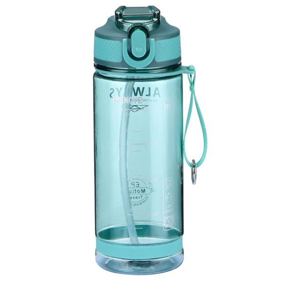 800ml Straw Cup Fadeless Practical PC Eco-friendly Fashion Water Bottle School