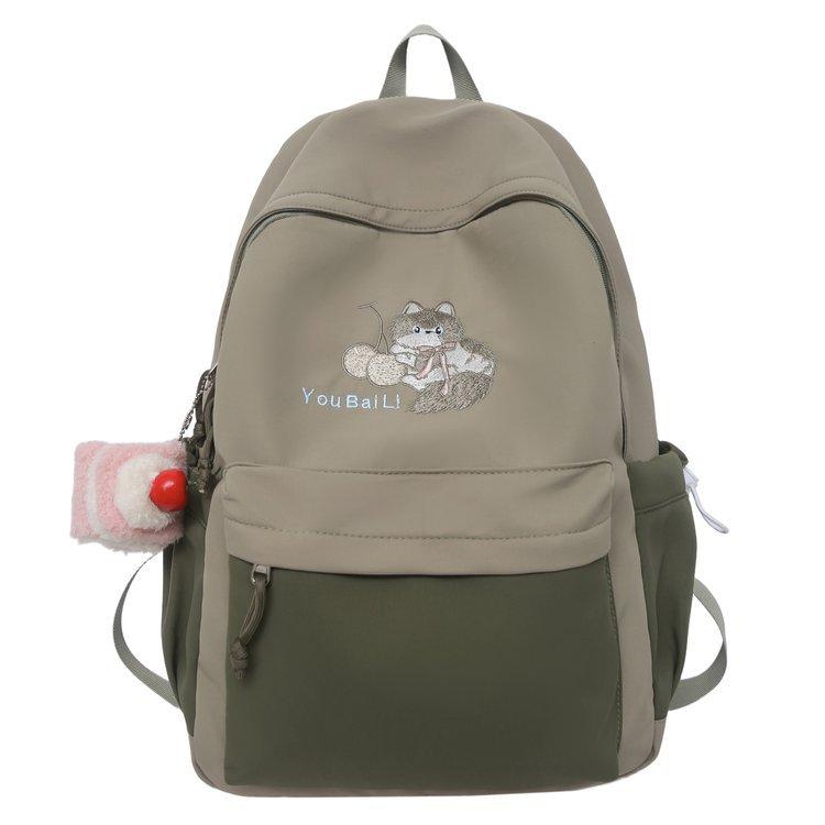 Рюкзак контрастного цвета, студенческий школьный рюкзак, детский мультяшный рюкзак