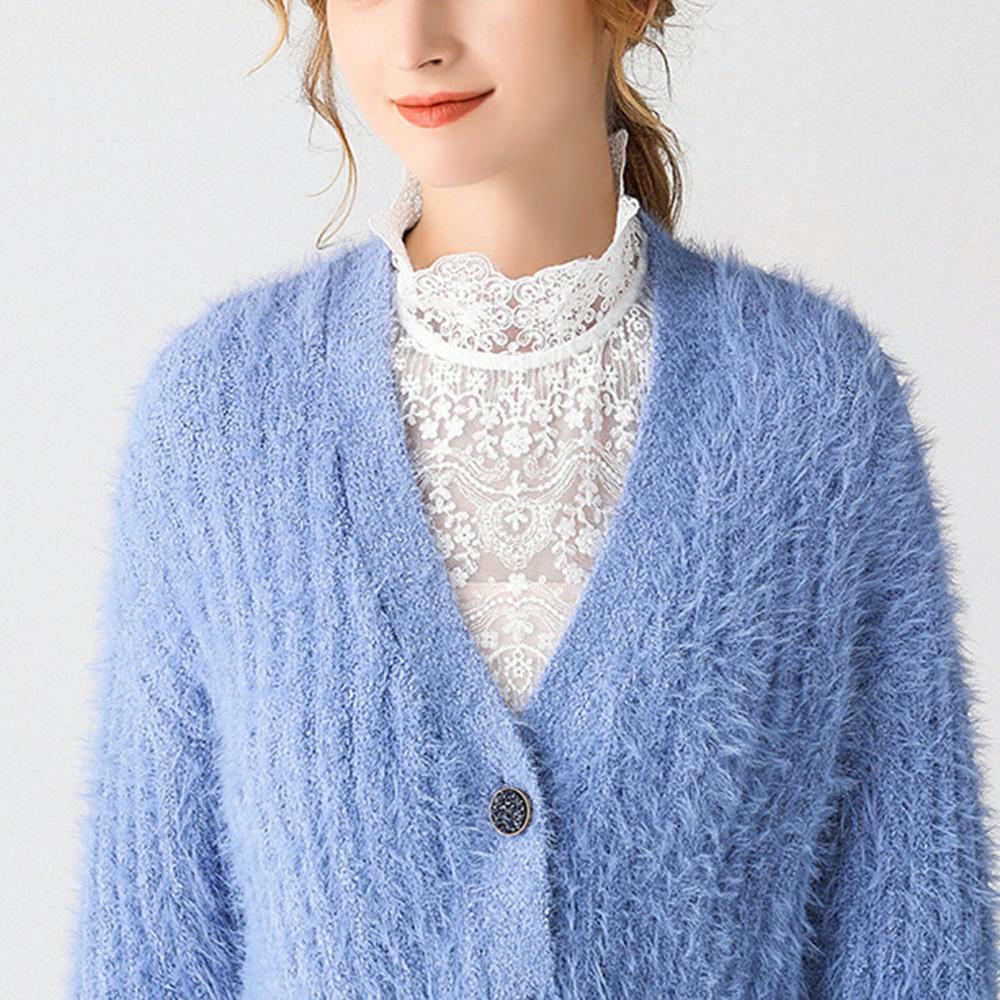 Женская черная/белая блузка с искусственным воротником, осень-зима, съемный воротник рубашки, блузка с накладным воротником, топ, женская одежда, аксессуары