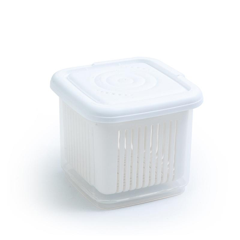 260 мл/660 мл кухонная прозрачная коробка для консервации овощей и фруктов имбиря чеснока лука съемные герметичные коробки для дренажа