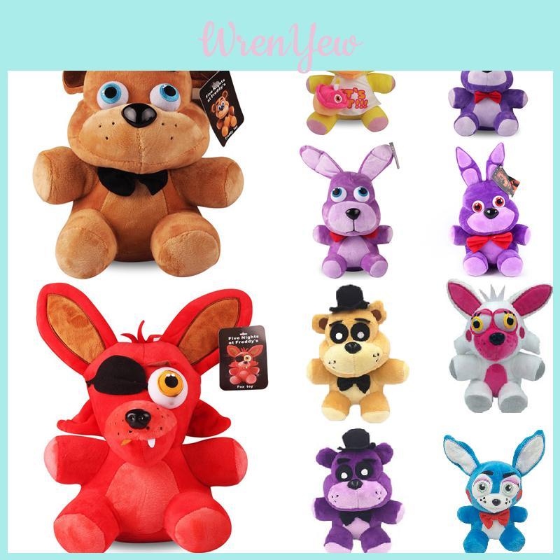 Cute Five Nights At Freddy's Fnaf Toy Plush Soft Gift 18/25cm Yellow Brown Purple Blue Red White
