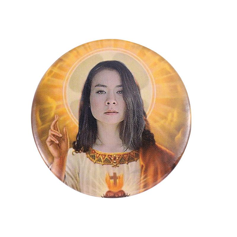 Круглые булавки для лацканов, милые эмалированные значки в стиле манга, металлические броши в стиле аниме для женщин, друзей, рюкзаки, художественный хиджаб, аватар, одежда