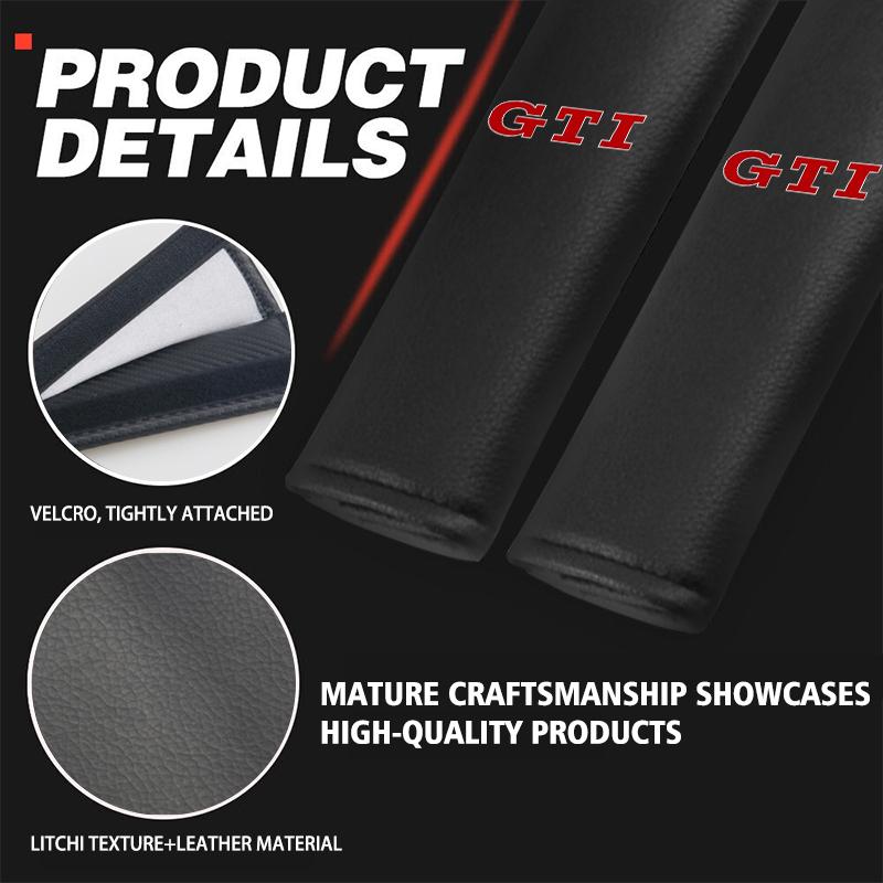 For Volkswagen VW Car Seat Belt Padding Safety Shoulder Cover Protection Pad Beetle CC B5 B6 B7 EOS GTI MK2 MK4 MK5 MK6 Phaeton zk0