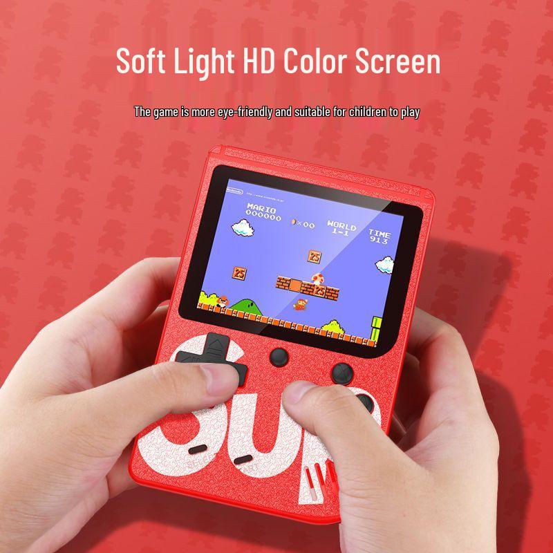 Ручная игровая консоль SUP - 400 классических игр, для двух игроков, перезаряжаемая, подходит для студентов.