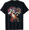 Dragon and Tiger Tattoo Design Great Premium Unisex T-shirt