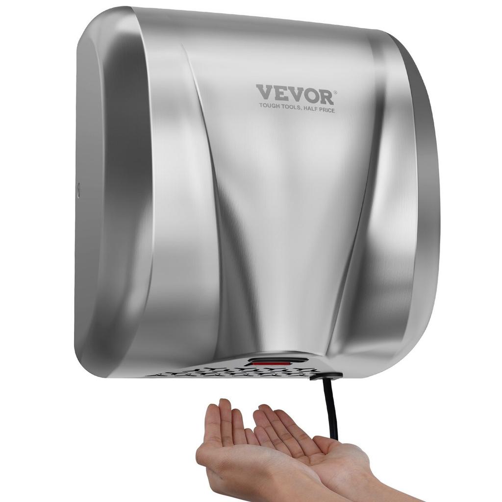 1800W Hand Dryer Commercial Household Automatic High Speed Stainless Steel